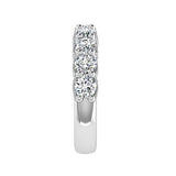 Diamond Half Eternity Ring White Gold (1.70CWT) - Thenetjeweler