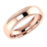 5mm Wedding Band Ring Rose Gold - Thenetjeweler