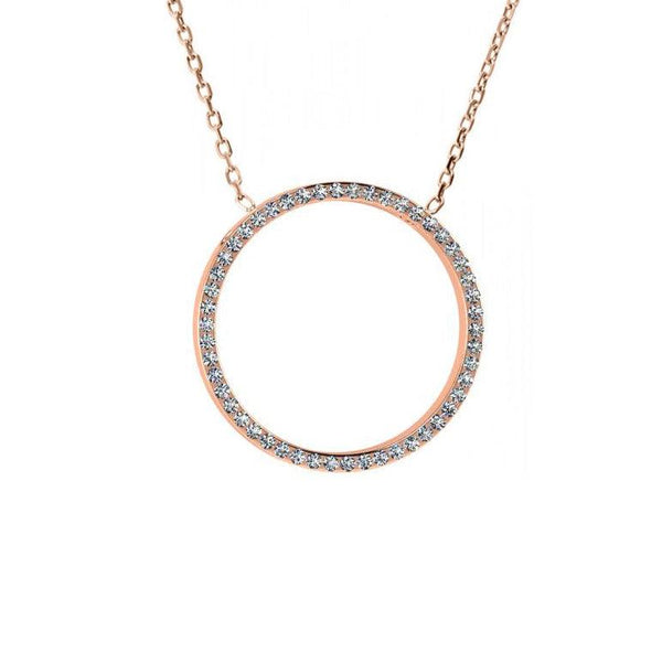 Circle of Life Diamond Pendant Necklace - Thenetjeweler