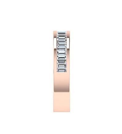 Baguette Diamond Semi Eternity Ring 18K Gold (0.60 ct. tw.) - Thenetjeweler