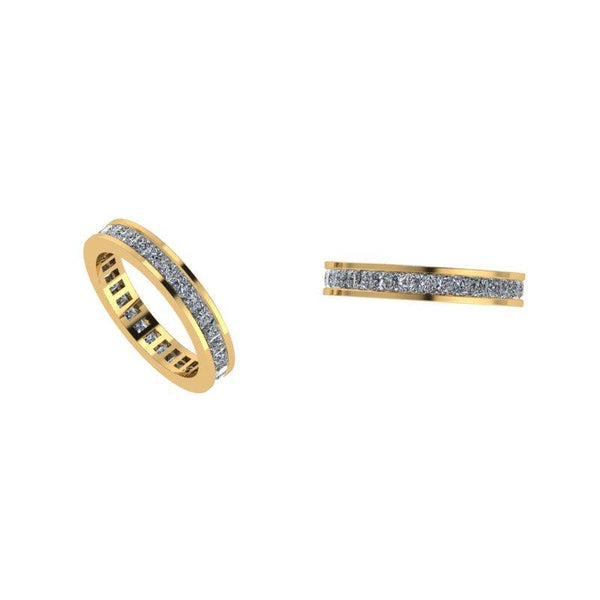 Channel Set Round Diamond Eternity Ring - Thenetjeweler