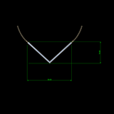 V Shape Diamond Necklace - Thenetjeweler