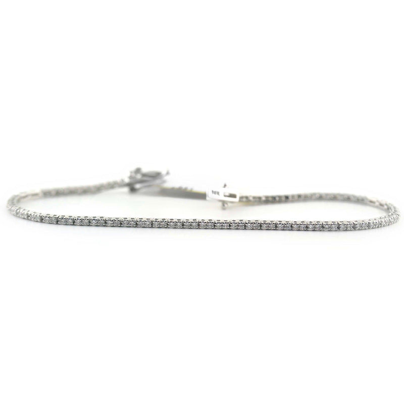 Tennis Diamond Bracelet 14K White Gold 3 ct.t.w. - Thenetjeweler