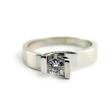 Tension Diamond Engagement Ring - Thenetjeweler