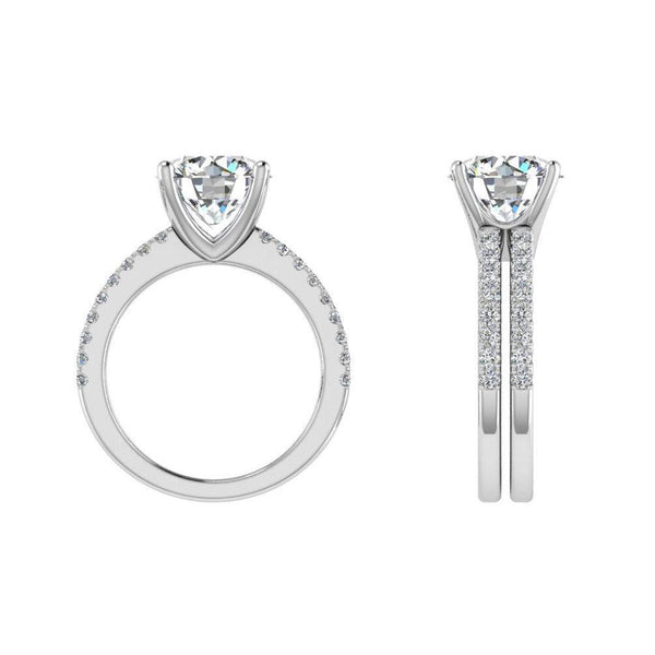 Round Diamond Ring Band Set - Thenetjeweler
