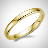 Traditional Men's Wedding Ring Band Yellow Gold 3.0 mm - Thenetjeweler