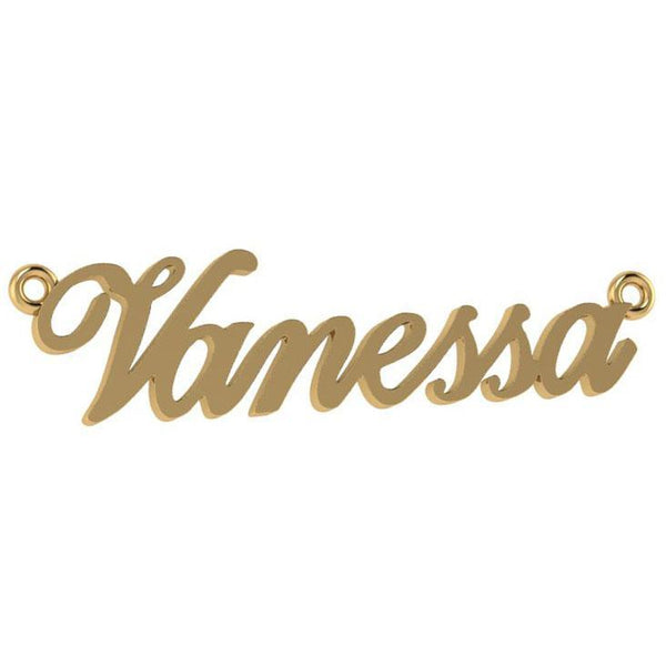 Personalized Necklace 14k Gold Vanessa Name Necklace - Thenetjeweler