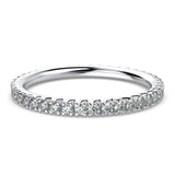 Diamond Eternity Ring Band 18K White Gold (0.40 ct. tw.) - Thenetjeweler