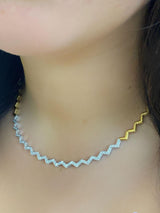 Diamond Two Tone Gold Necklace - Thenetjeweler
