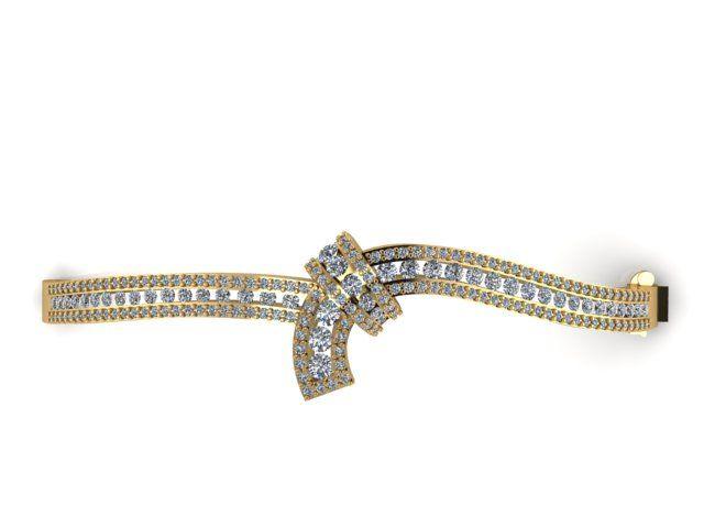 2 ct Diamond Bangle Bracelet - Thenetjeweler