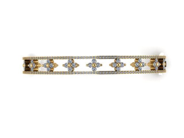 5 ct Diamond Bangle Bracelet - Thenetjeweler