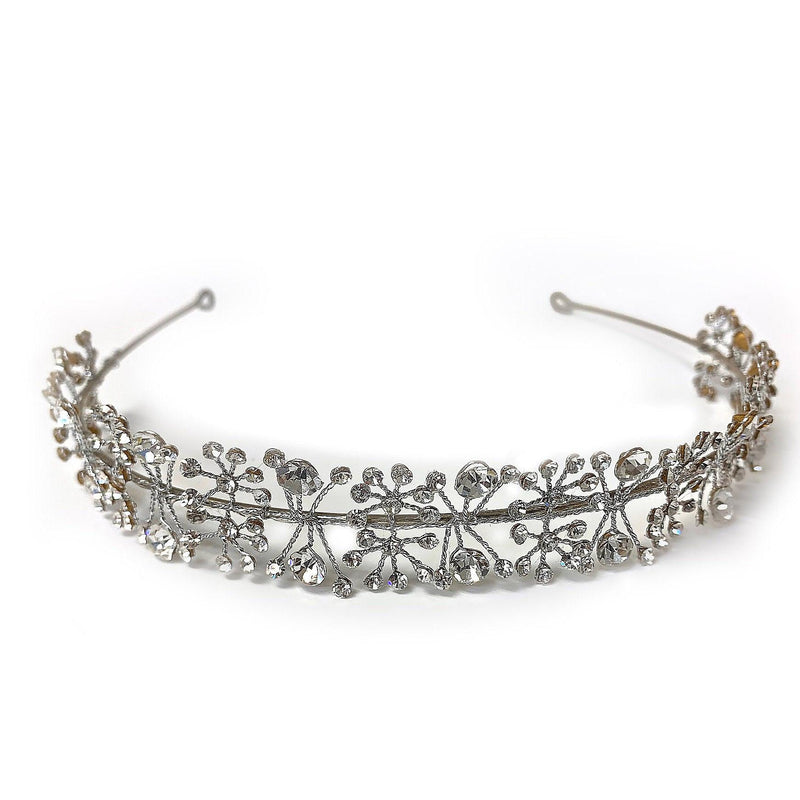 Sterling Silver Wedding Headband - Thenetjeweler