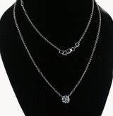 Round Diamond Solitaire Pendant Necklace - Thenetjeweler