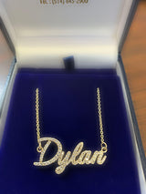 Dylan Name Necklace with Diamonds - Thenetjeweler