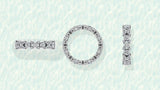 Diamond Flower Eternity Ring - Thenetjeweler