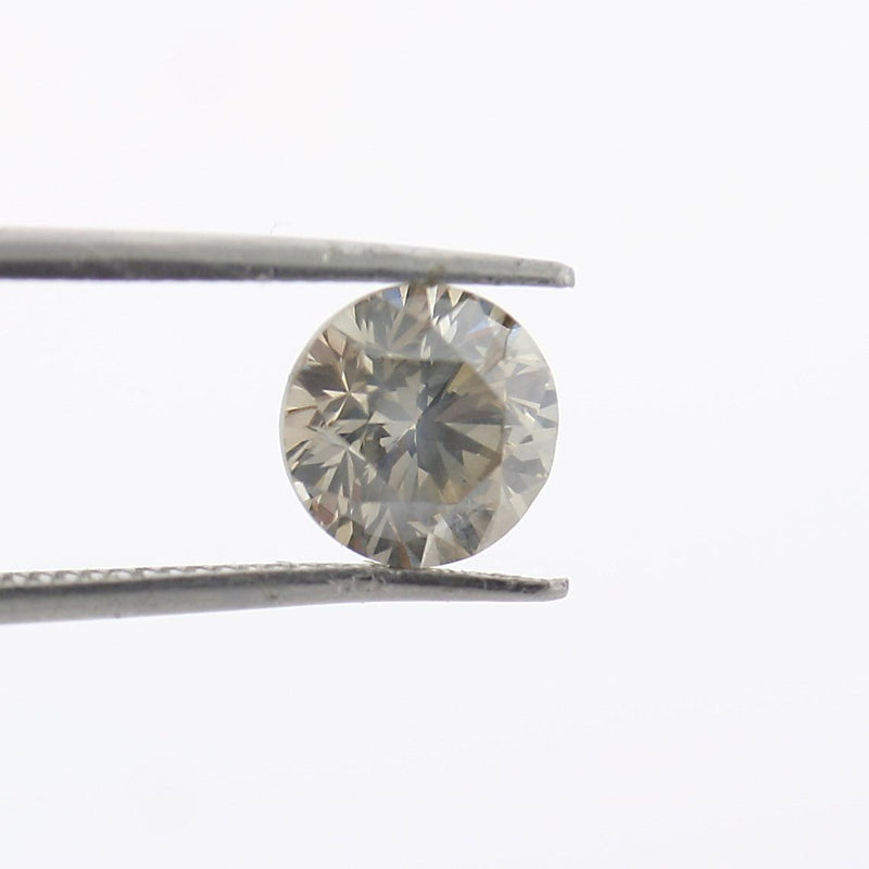 GIA Graded Round Fancy Champagne Diamond 1.59 Carat, I1 Clarity (2181802916) - Thenetjeweler