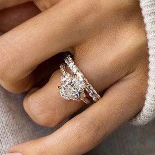 Oval Diamond Crown Engagement Ring - Thenetjeweler