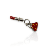 14k Gold Red Lipstick and Purse Charms - Thenetjeweler