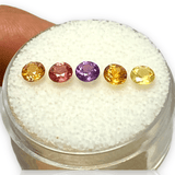 African Sapphires 4.0mm 1.75ct - Thenetjeweler
