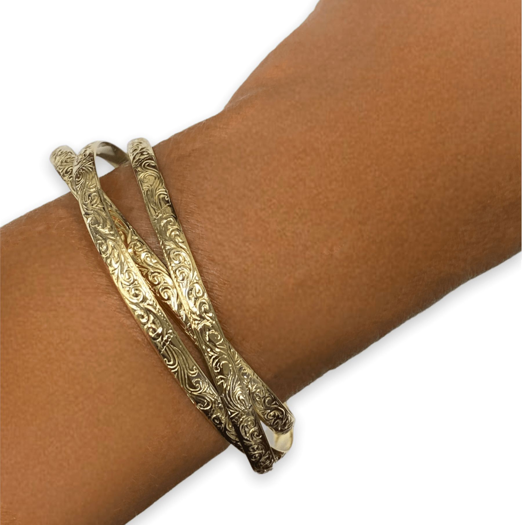 Diamond Moroccan style bangle bracelet - Thenetjeweler