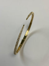 Open Diamond Claw Cuff Bangle - Thenetjeweler