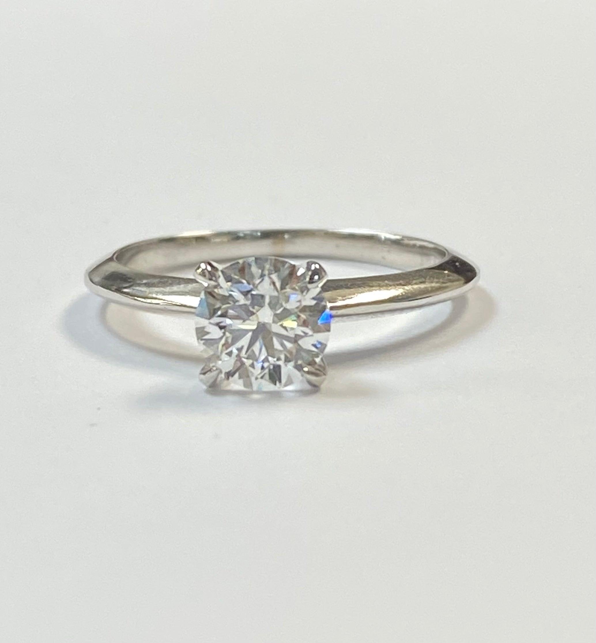 1 carat Round Lab Grown Diamond Engagement Ring - Thenetjeweler