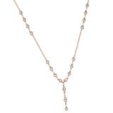Diamond Drop Dangle Necklace - Thenetjeweler