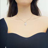 Diamond Leaf Pendant 18k - Thenetjeweler