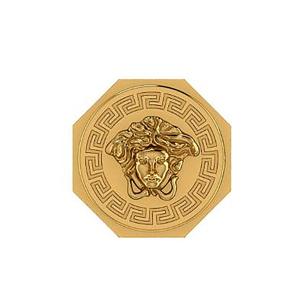Men's Medusa Symbol Ring 10K Yellow Gold - Thenetjeweler