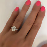 Oval Diamond Engagement Ring - Thenetjeweler