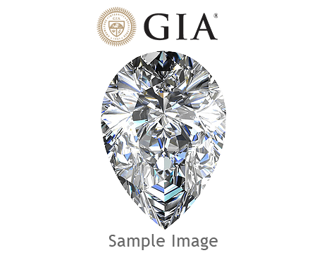 Pear cut Diamond 0.51C. M I1 GIA (2131303404) - Thenetjeweler