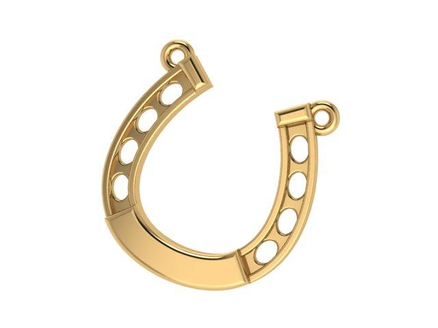 Horseshoe Necklace Gold - Thenetjeweler