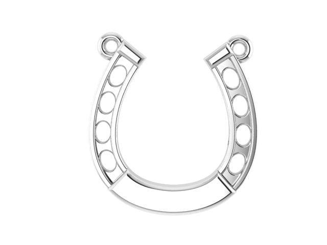 Horseshoe Necklace Gold - Thenetjeweler