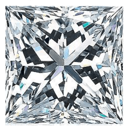 Princess cut Diamond 0.53C. S VS2 GIA (6205330489) - Thenetjeweler