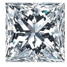 Princess cut Diamond  0.35C. L SI1 GIA (2257495930) - Thenetjeweler