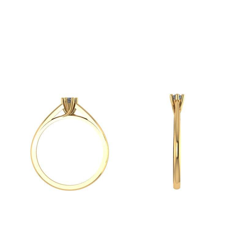 Minimalist Diamond Solitaire Ring - Thenetjeweler