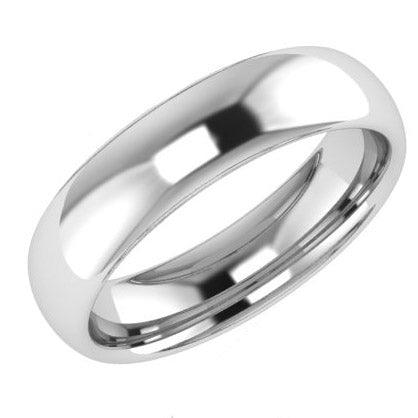 6mm Wide Ring Wedding Band - Thenetjeweler