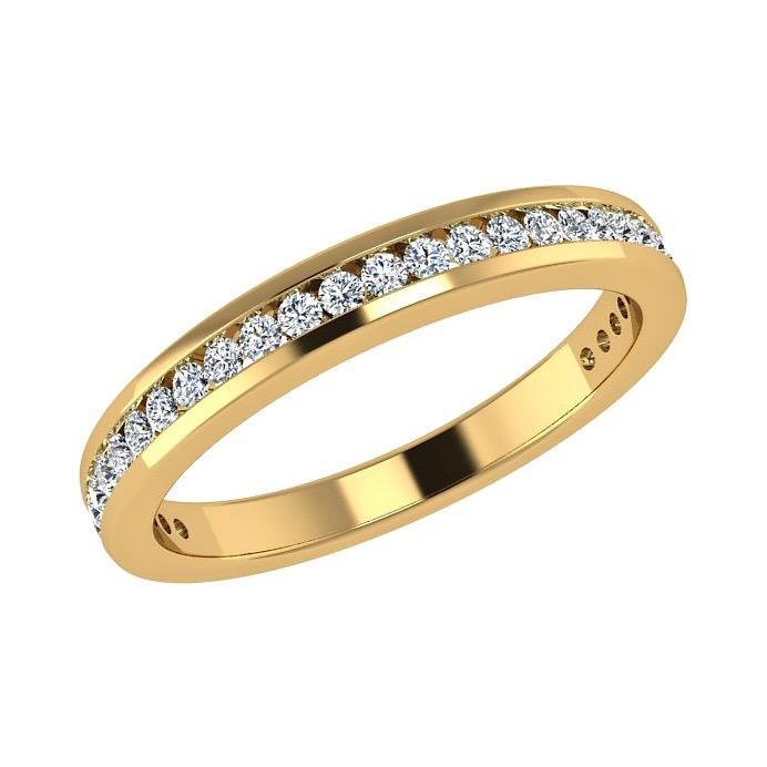Diamond Half Eternity Ring 18K Gold (0.31 ct. tw) - Thenetjeweler