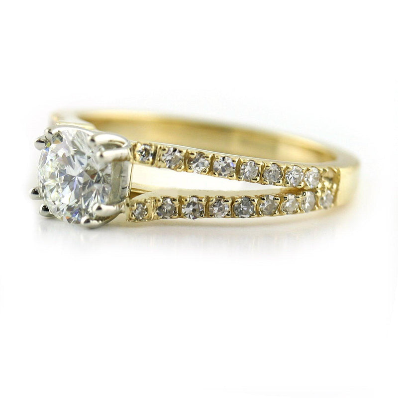 Diamond Ring Split Shank - Thenetjeweler