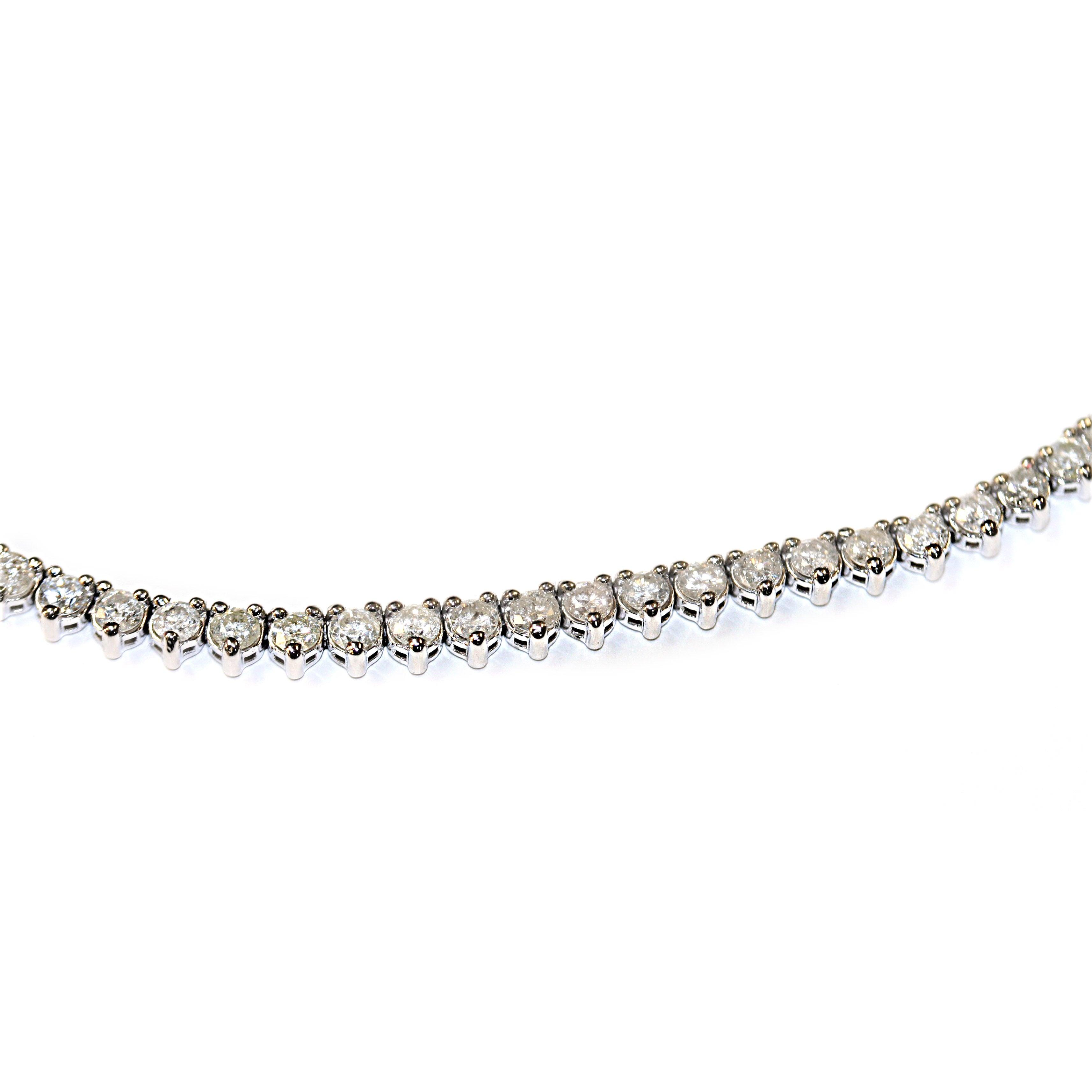 Tennis Diamond Necklace - Thenetjeweler