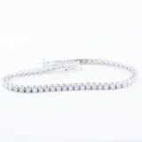 Tennis Diamond Bracelet 14K White Gold 3.83 ct. t.w - Thenetjeweler