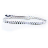 Tennis Diamond Bracelet 14K White Gold 3.83 ct. t.w - Thenetjeweler