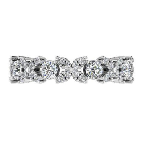 Flower Eternity Ring - Thenetjeweler
