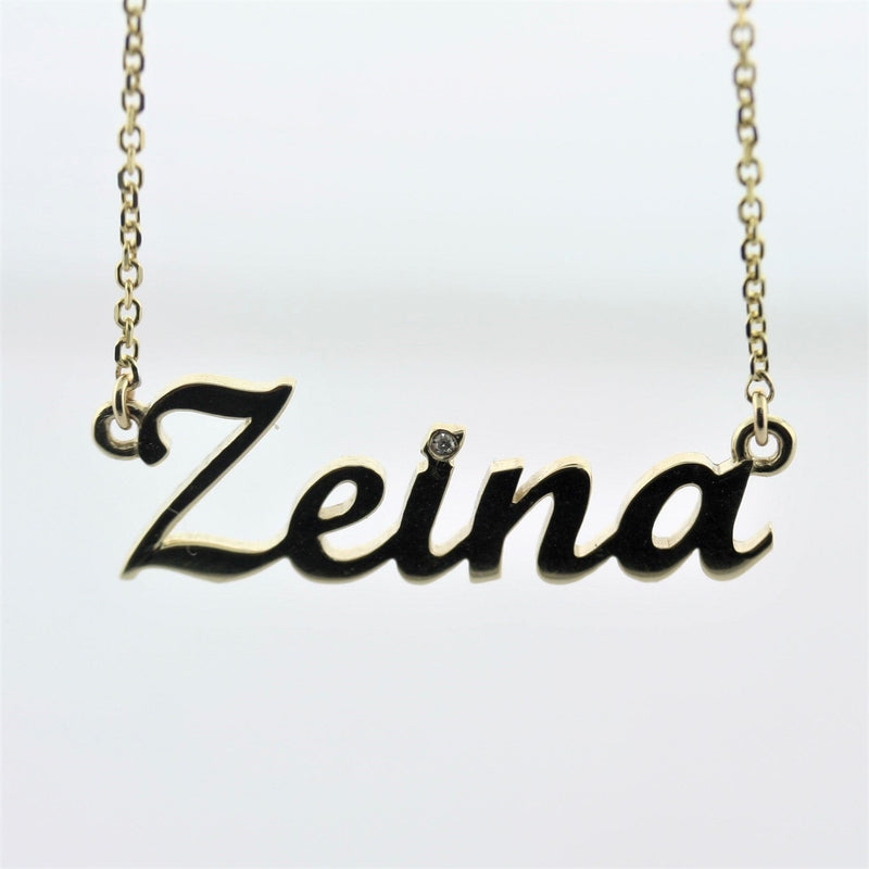 Personalized Necklaces Gold - Thenetjeweler