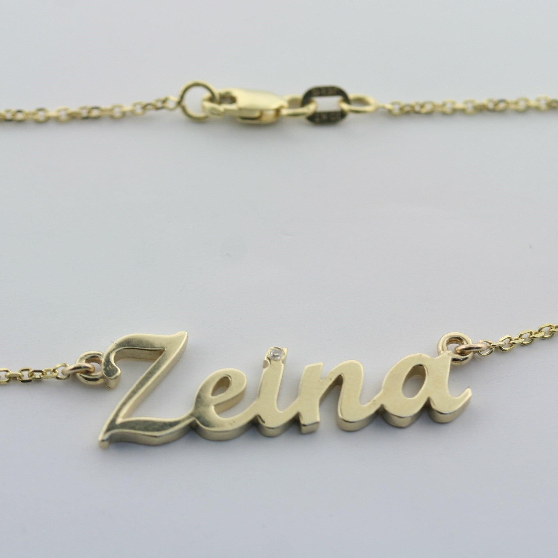 Personalized Necklaces Gold - Thenetjeweler